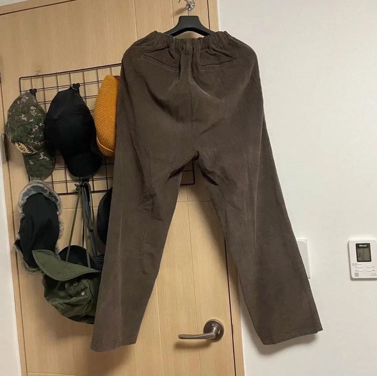 (S)토피 코듀로이 벌룬 백 밴딩팬츠 브라운 이미지