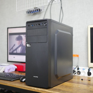 컴퓨터 i3-10100F GT1030 사무용 PC 본체 이미지