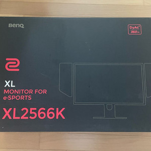 벤큐 xl2566k 360hz 모니터 이미지