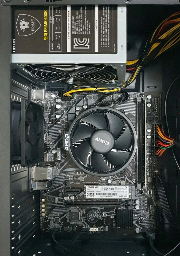 안전거래 부산 고급 업무용 컴퓨터 라이젠5 5500GT 6코어 새컴퓨터 롤 발로란트 이미지