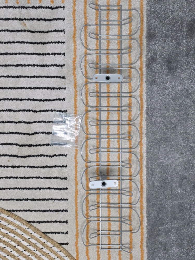이케아 IKEA SIGNUM 싱눔 가로형전선정리대, 실버, 70 cm 이미지