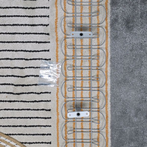 이케아 IKEA SIGNUM 싱눔 가로형전선정리대, 실버, 70 cm 이미지