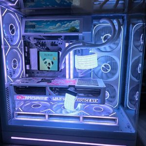 라이젠7 9800x3d rtx5080 화이트 감성본체 급처 이미지