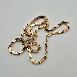 18k 대나무목걸이 10.38돈 남자금목걸이 이미지