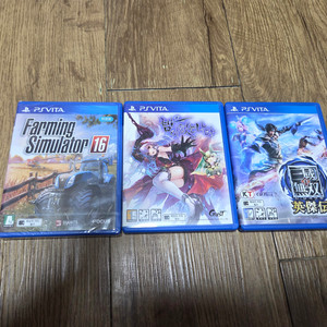 PS VITA 플레이스테이션 비타게임 일괄(밤이 없는 나라,진삼국무쌍 영걸전,파밍 시뮬레이터) 이미지