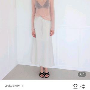 (미착용) h8 에이치에이트 LENNY SKIRT 롱스커트 M사이즈 이미지