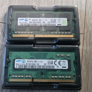 삼성 노트북램 DDR3 4G 2장 이미지
