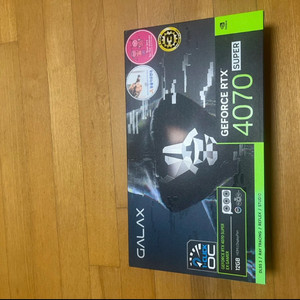 GALAX RTX 4070 SUPER EX GAMER 12GB 그래픽카드 이미지