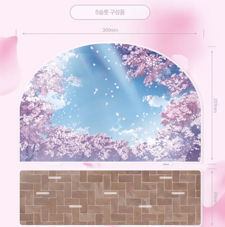 스텔라이브 봄빛데이트 아크릴 일괄 이미지