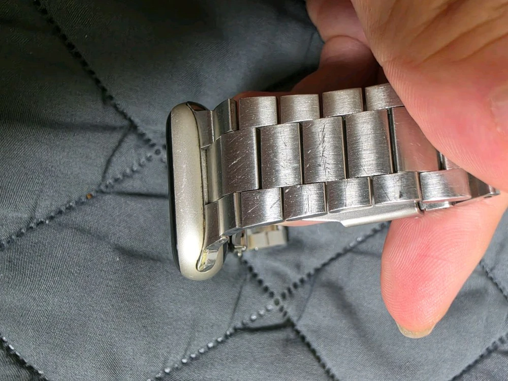 애플워치 Series 7 45mm 셀룰러 알루미늄 스타라이트 판매 이미지