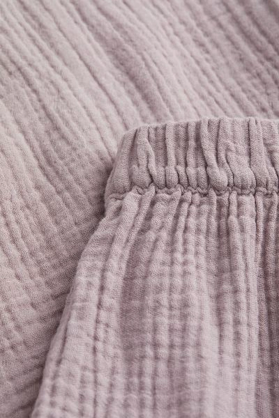 H&M 키즈 100% 오가닉 여아 블라우스 + 치마 셋업 새제품 110 반택포함 이미지