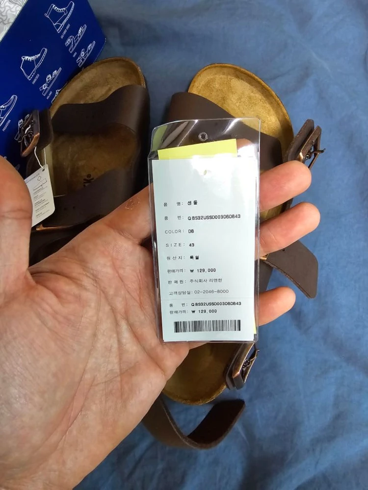 [새제품/정품] BIRKENSTOCK 밀라노 샌들 이미지