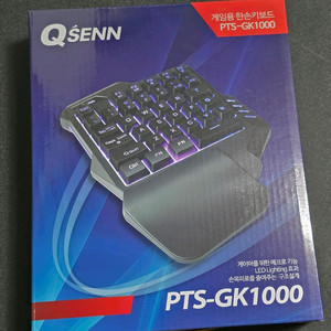 큐센 QSENN PTS-GK1000 게이밍 한손 키보드 이미지