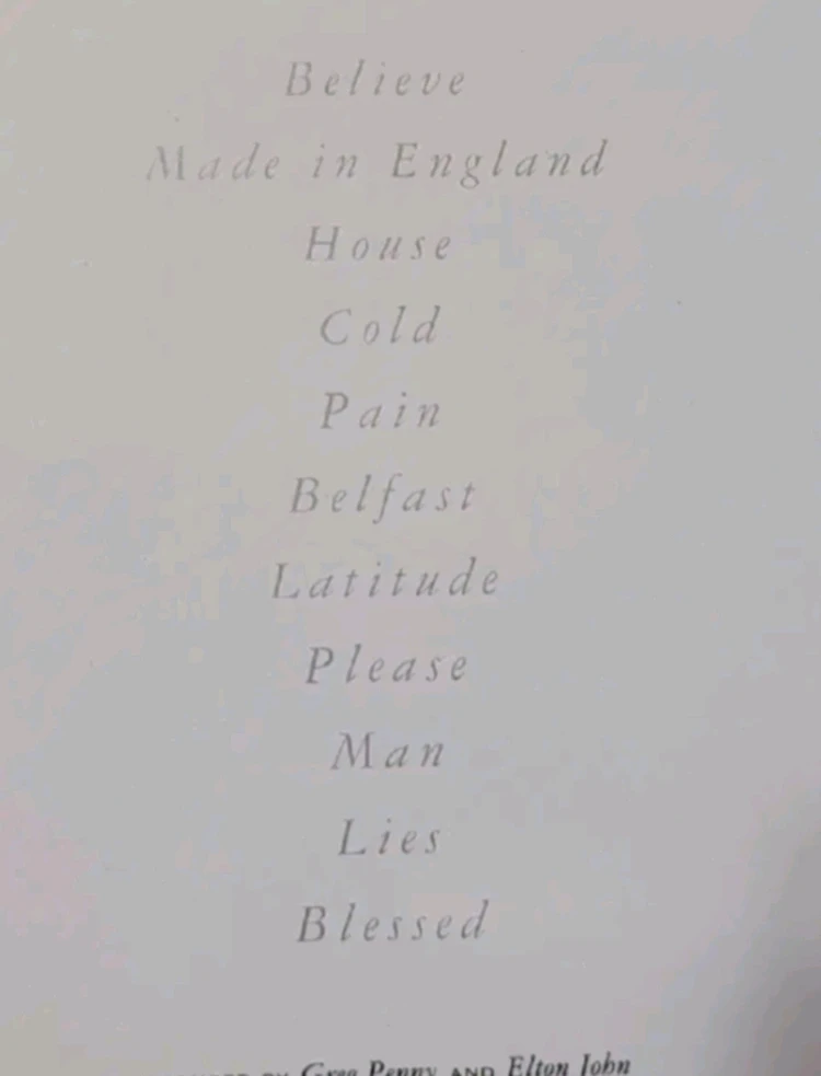 음악 CD 엘튼 존 Made In England 이미지