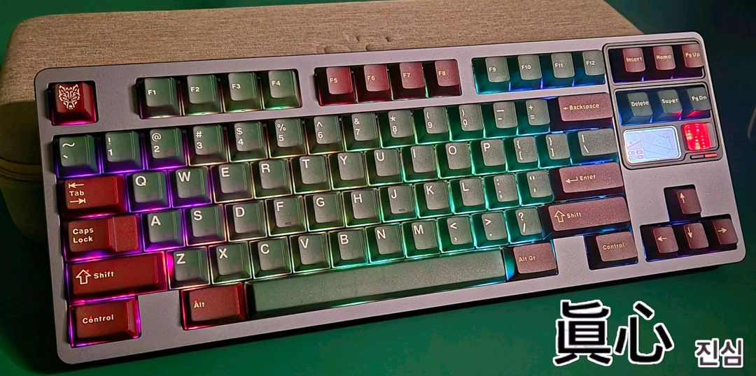 (*풀윤활) 진심 QK80 MK2 유/무선 커스텀 게이밍 키보드 핫스왑 이미지