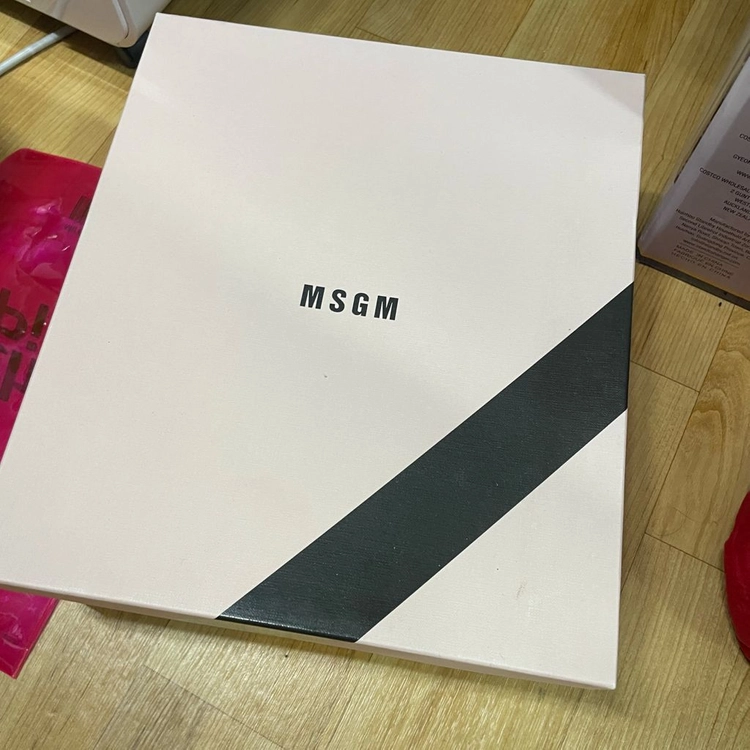 MSGM 화이트 첼시부츠 새상품 엠에스지엠 흰색 부츠 팔아요 이미지