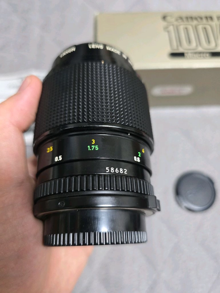 캐논 New MACRO FD 100mm 1:4 접사 단렌즈 이미지