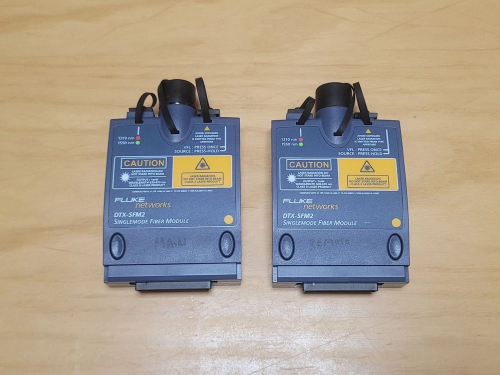 FLUKE DTX용 광모듈 DTX SFM2, MFM2 이미지
