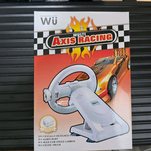 마리오 카트 wii 레이싱 핸들 팝니다 이미지