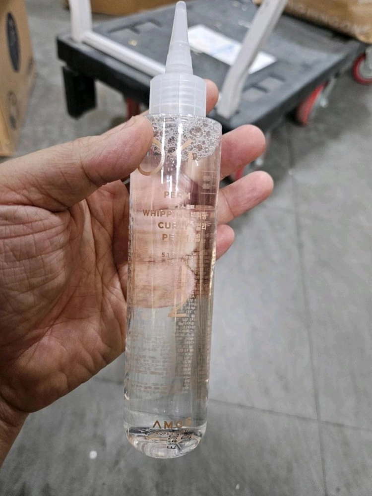 미용실 제품 펌제중화제 아모스프로페셔널 펌 휘핑 컬리 펌 150ml 중화제 150개 이미지