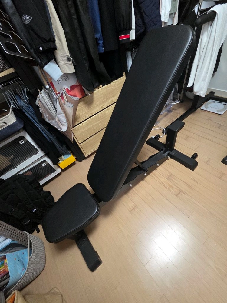 무게조절 누오덤벨 32kg 세트 + 거치대 / 바레타3 인클라인 벤치 이미지