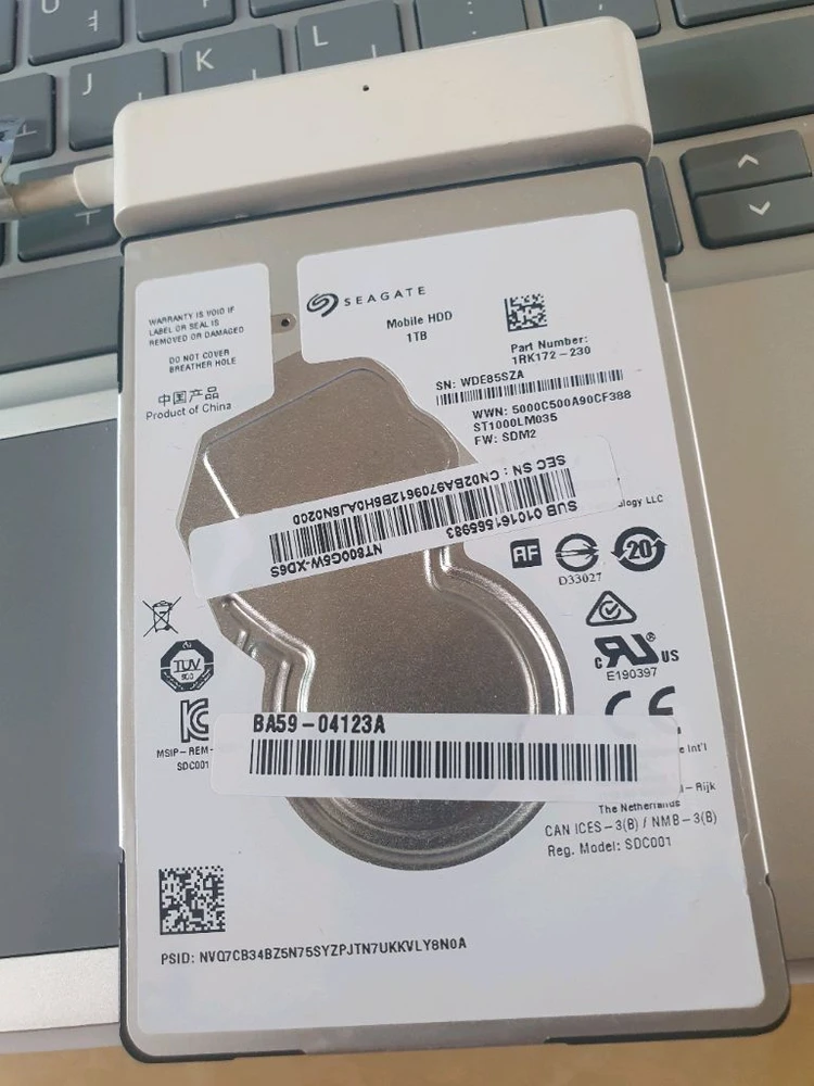 노트북 하드 1TB HDD 개당 3만원 이미지
