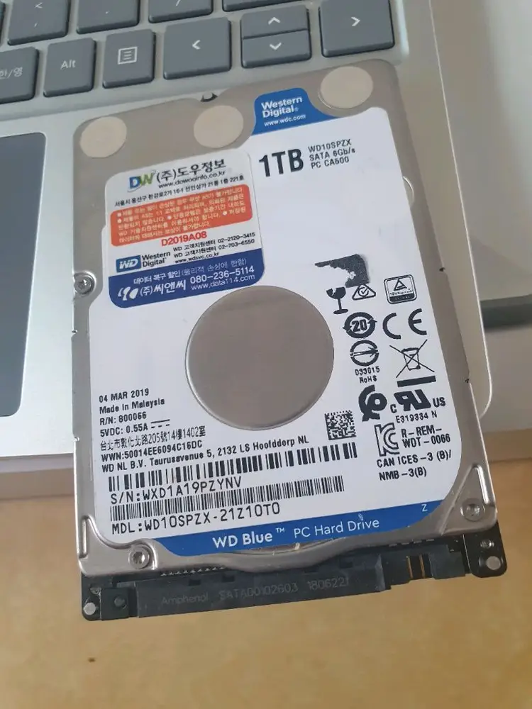 노트북 하드 1TB HDD 개당 3만원 이미지