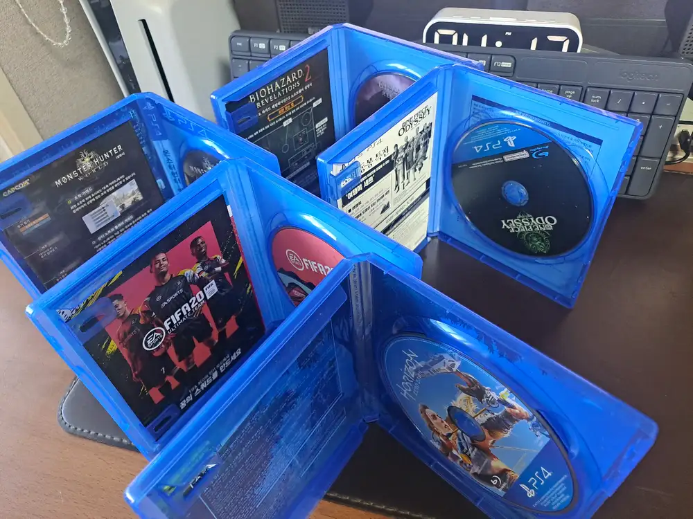 [부산][택배] PS4 플스4 게임타이틀 5종 일괄 이미지