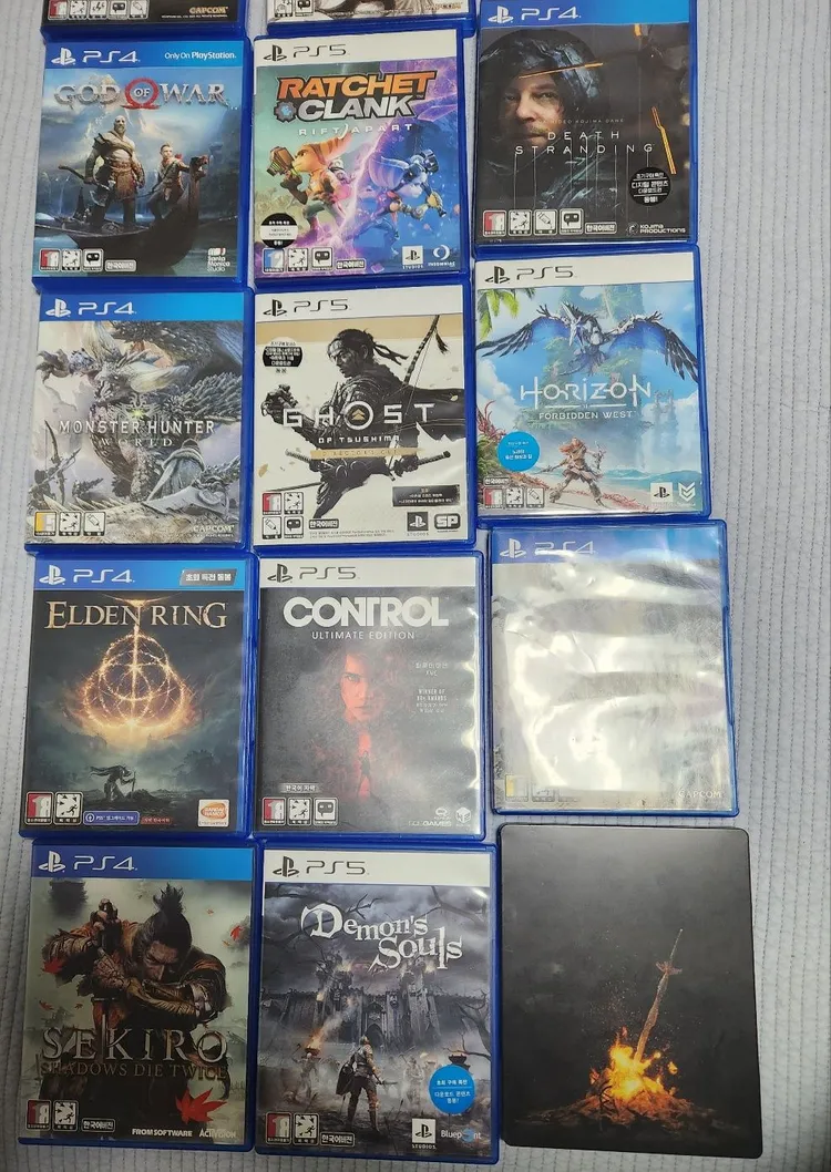 PS4 및 PS5 타이틀 판매 이미지