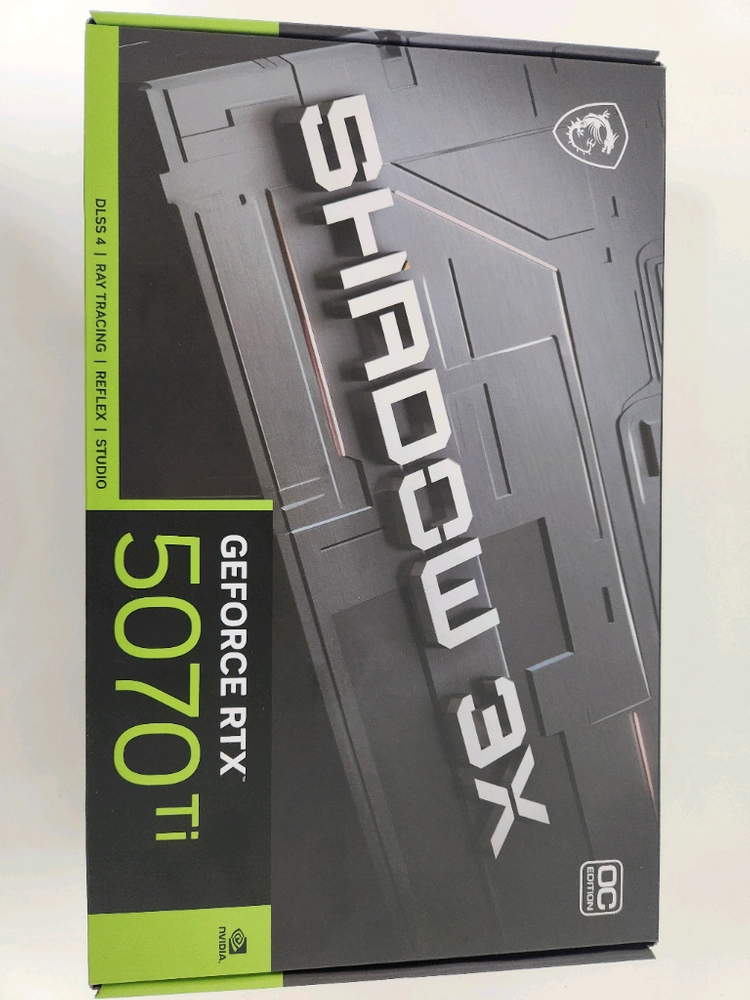 MSI 지포스 RTX 5070 Ti SHADOW X OC D6 12GB 이미지