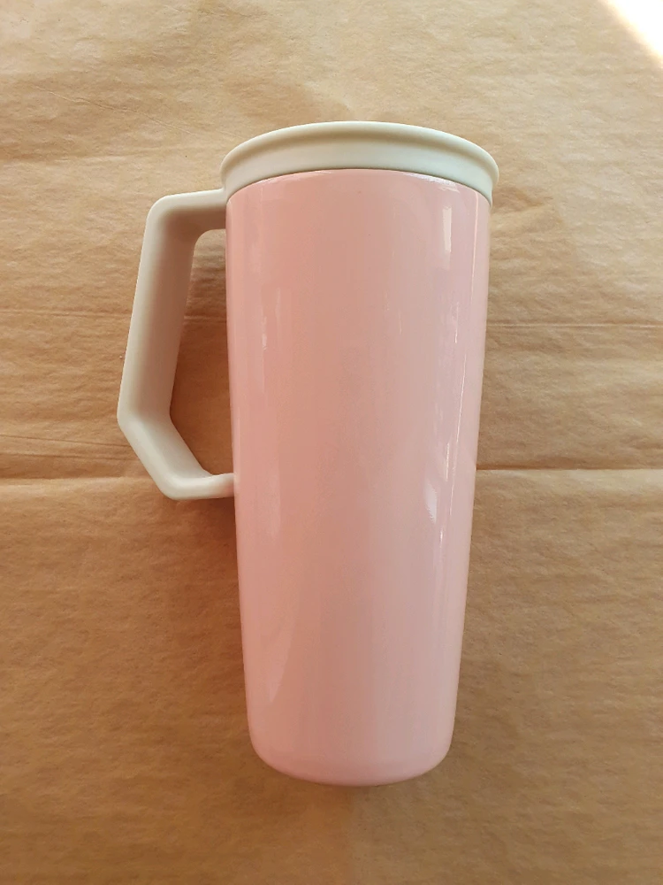 스타벅스 SS 처비 핸들 핑크텀블러 473ml 이미지