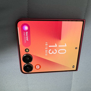 갤럭시 Z플립7 256GB 코랄 레드 색상 S급 판매 이미지