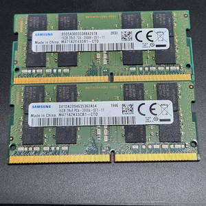 삼성 DDR4 PC4-2666 노트북램 16GB 2개 총 32GB 이미지