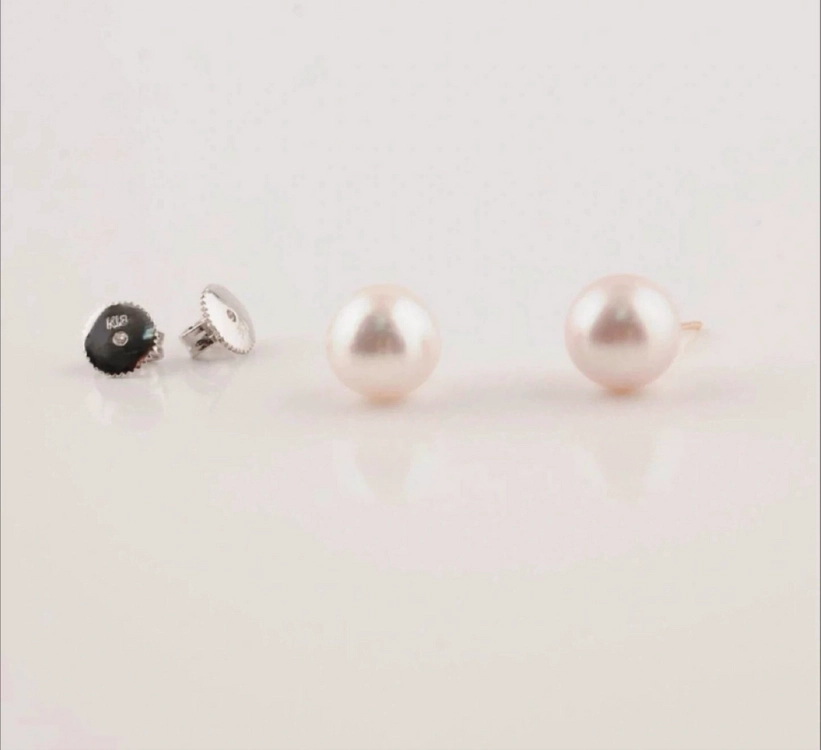 하나다마 최상급 아코야진주 8.5~9mm 비드목걸이 / 9.5~10mm 귀걸이 세트 이미지