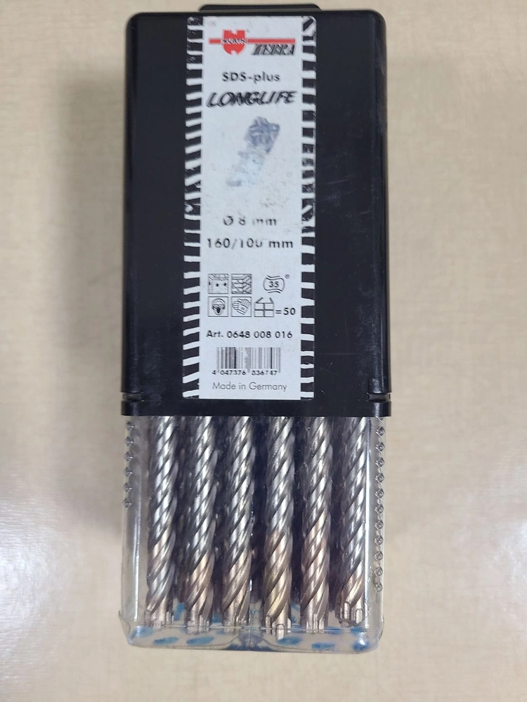(미사용)독일산 4날(Φ8mm)함마드릴비트 SDS-PLUS 팝니다. 이미지
