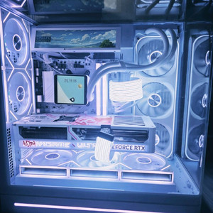 라이젠7 9800X3D RTX5080 화이트PC 팝니다. 이미지