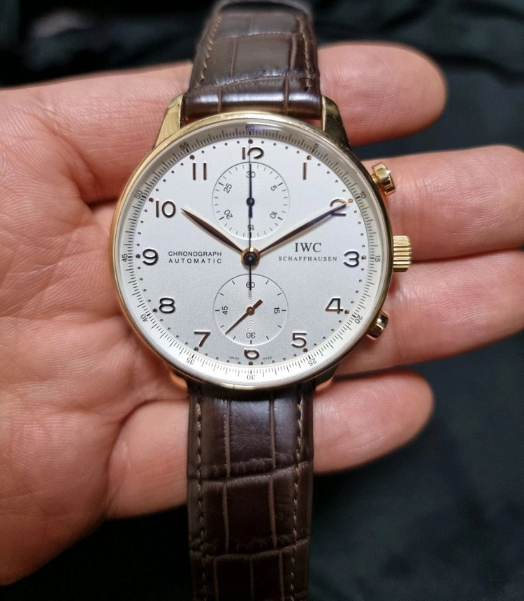 iwc 포르투기저 크로노 18k 금통 41mm 이미지