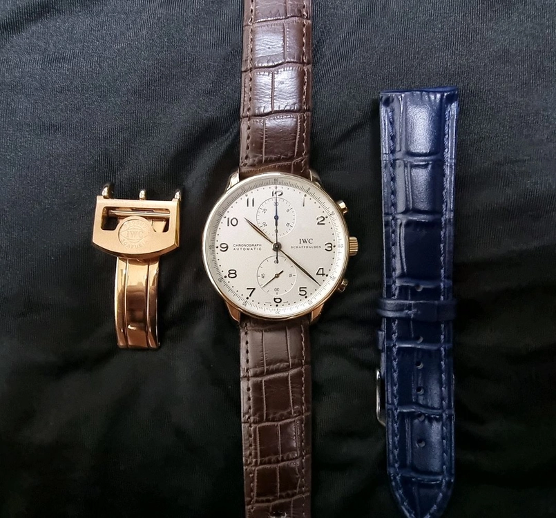 iwc 포르투기저 크로노 18k 금통 41mm 이미지