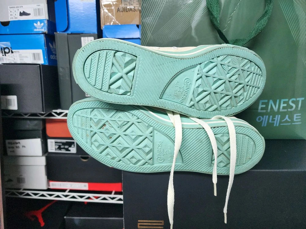 컨버스 척테일러 하이 아이보리 색상 270mm 이미지
