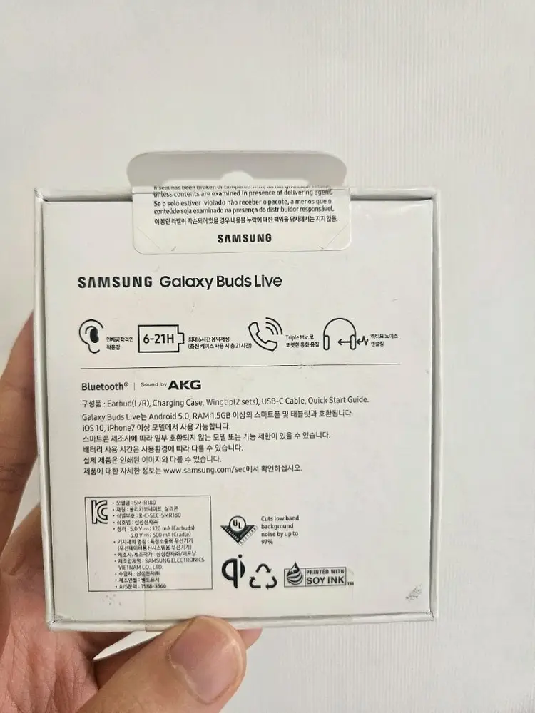 버즈 라이브 화이트 미개봉 새상품 이미지