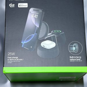 벨킨 Qi2 25W 3in1 맥세이프 초고속 무선 충전 스탠드 WIZ040kr 이미지