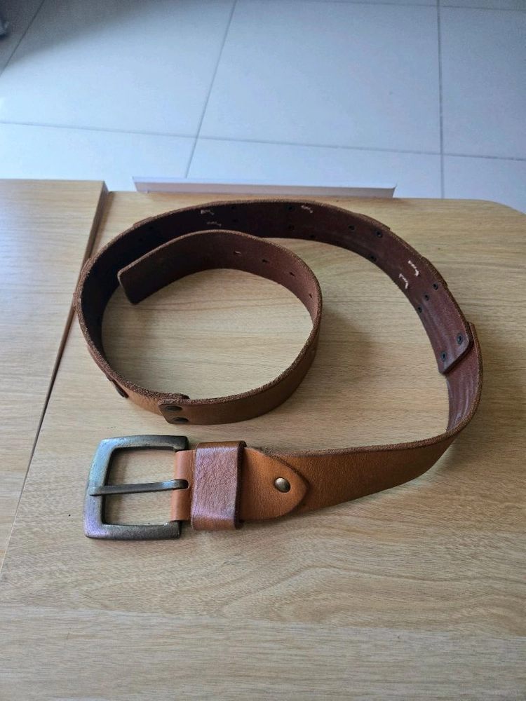 빈폴진스 통가죽 벨트 115cm 이미지