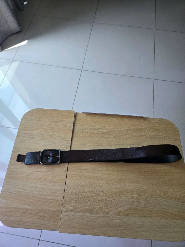 핀티지 남성용 통가죽 벨트 104cm 이미지