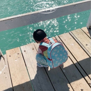 프프 리틀백팩 양블루 새상품 이미지