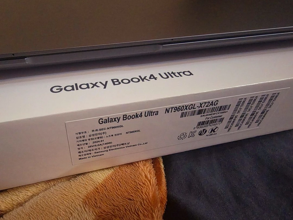 갤럭시북4 울트라 프로 RTX4050 램32GB 울트라7 고사양 노트북 이미지