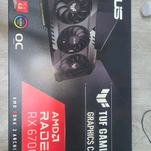 라데온 6700xt 아수스 tuf 이미지