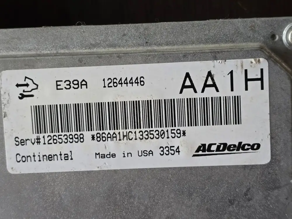 (중고) 쉐보레 GM 말리부 카마로 임팔라 중고 ECU (구매전전화필수) 12644446 AA1H / 12653 이미지
