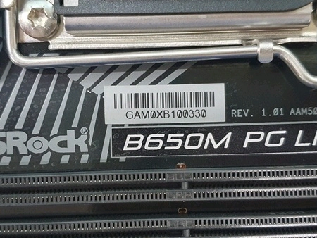 [A/S 잔존] ASRock B650M PG LIGHTNING 메인보드 판매합니다 이미지