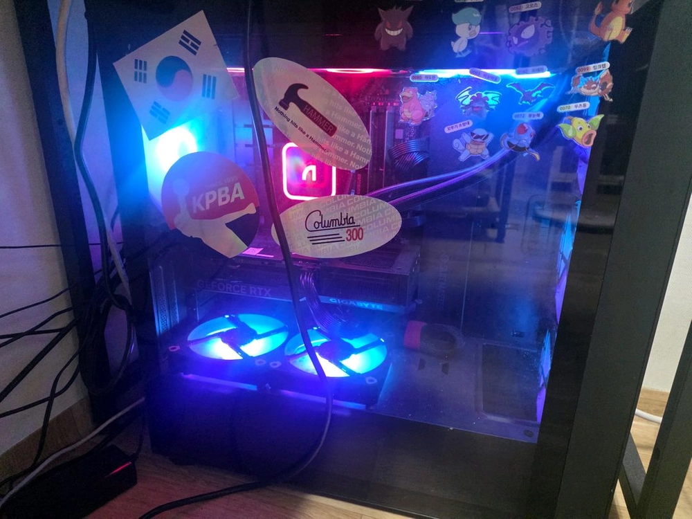 라이젠7 7800X3D RTX 4070 32GB 1TB 본체 PC 이미지