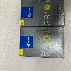 새상품 슈발베 로드자전거 튜브 28인치 700C SV20 경량 튜브 밸브 길이 50/60mm 2개 일괄 팔아요. 이미지